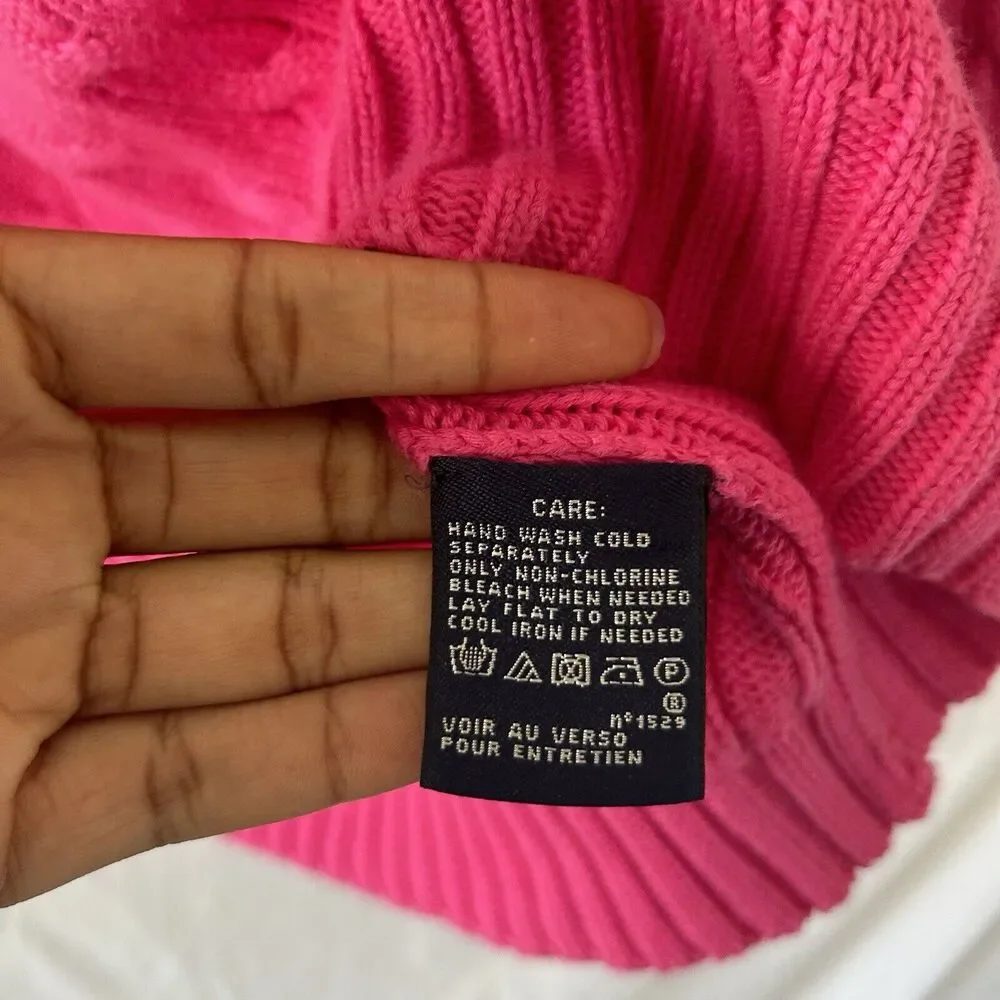 Ralph Lauren Sport 100% Cotton Cable Knit Sweater - Picture 8 of 13